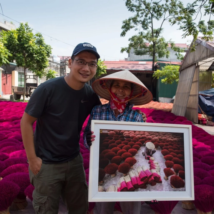 Tran Tuan Viet With Mrs Lien In Incense Village 1024x1024