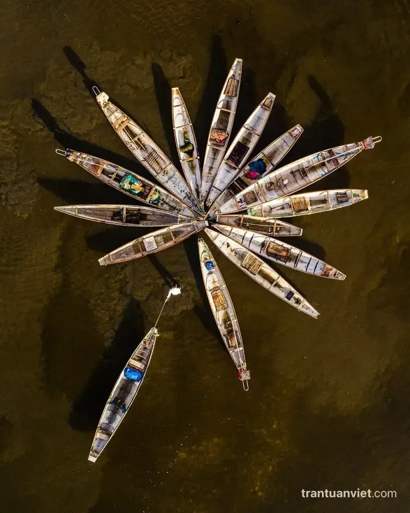 Flower Boat Photography Vietnam