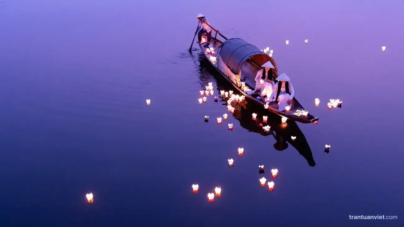 Floating Flower Lanterns